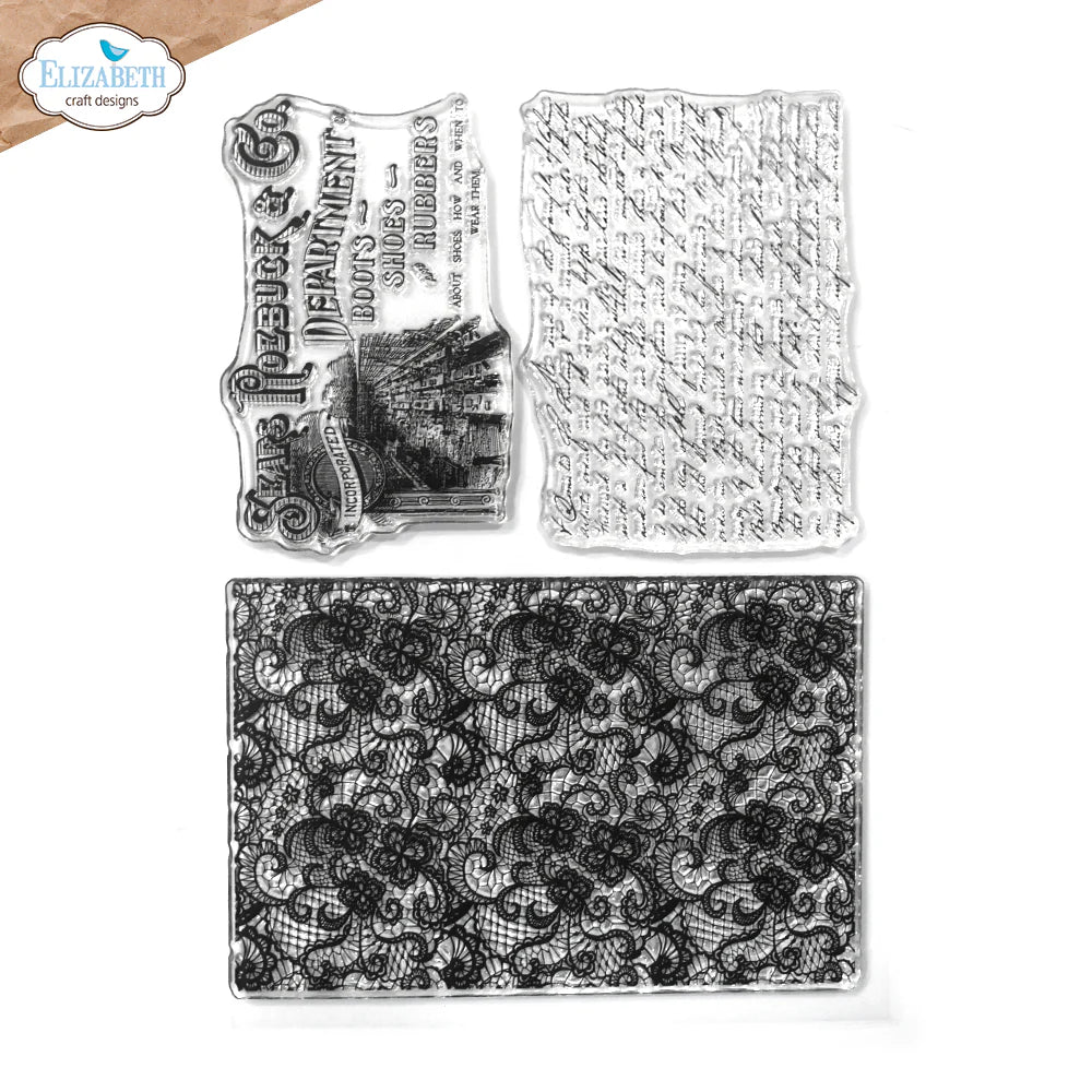 Elizabeth Craft Designs Laced Stamp Set